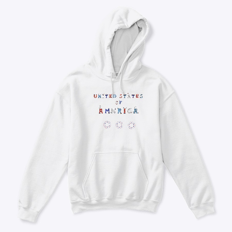 United States of America Word Art