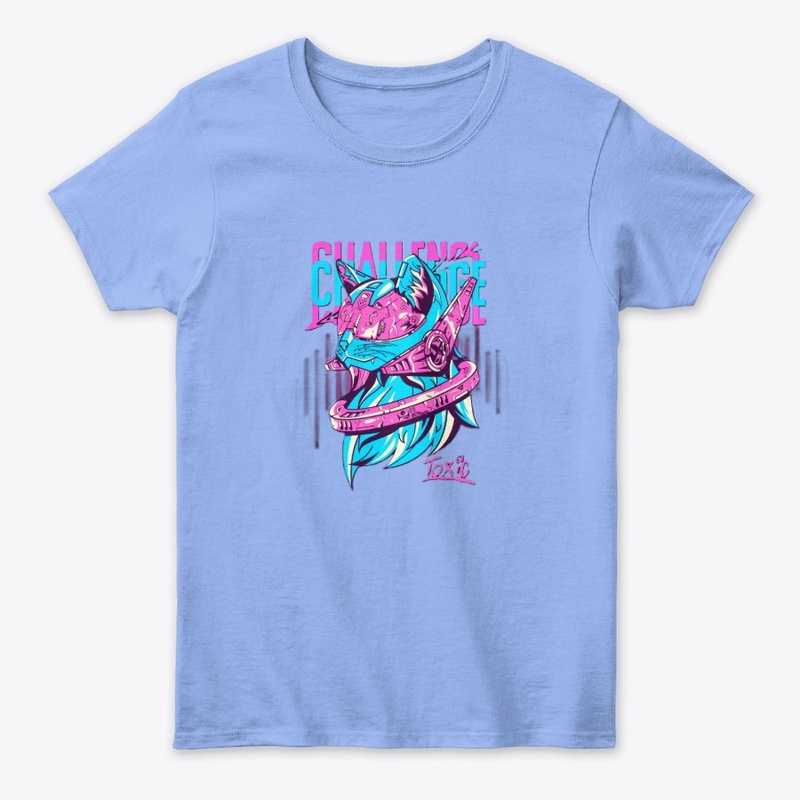 Cyber Cat Challenge Mode T-Shirt