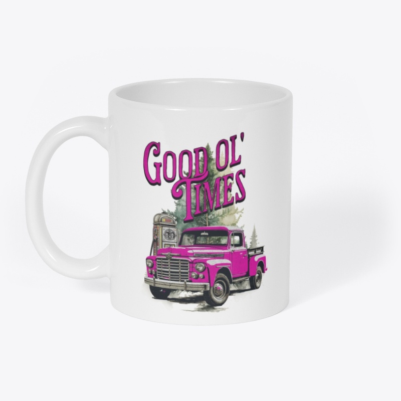 Good Ol' Times Pink truck