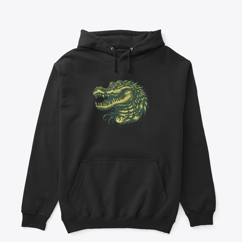 Angry Alligator Head Graphic