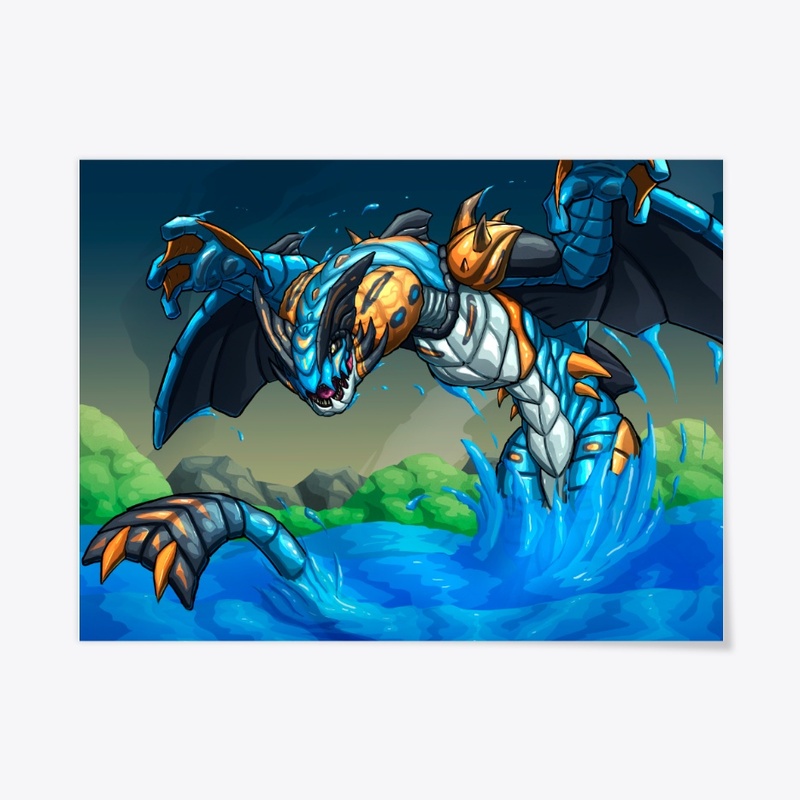 The Mudsling Swamp Soarer POSTER