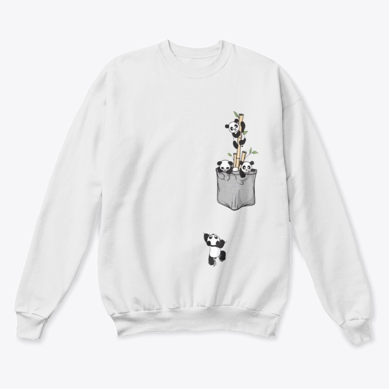 Pandas espiègles en poche