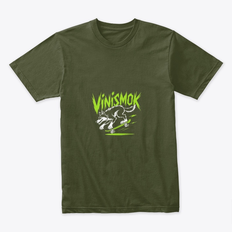 Vinismok 25a7 "skateboard wolf"