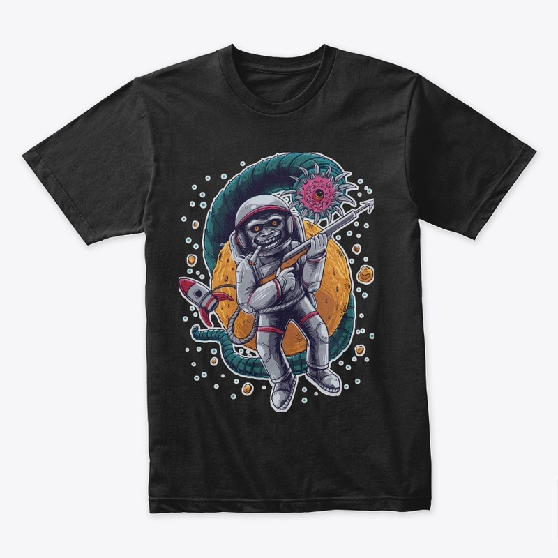 Space Haunting Astro-Monkey