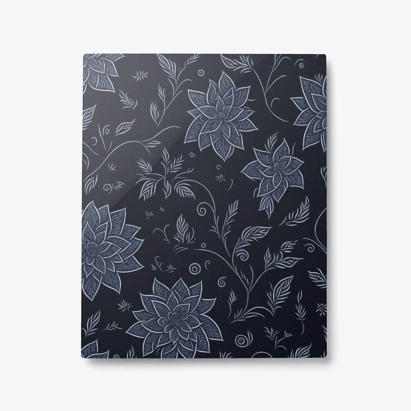 Floral Dark And Light Pattern