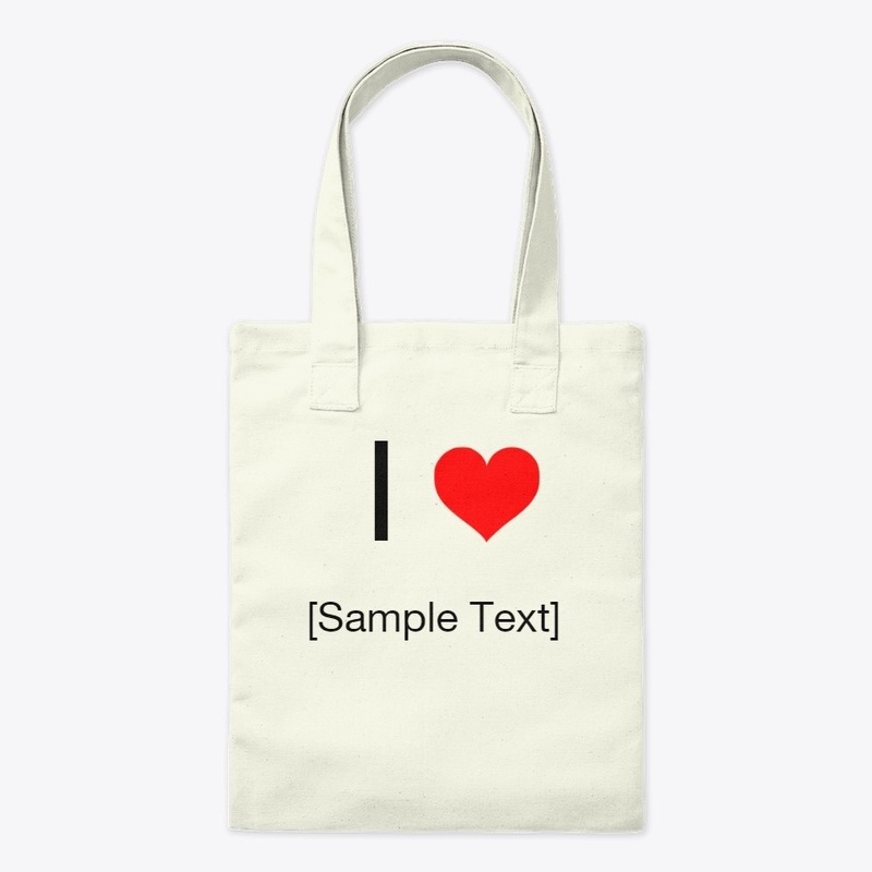 I Love [Sample Text]