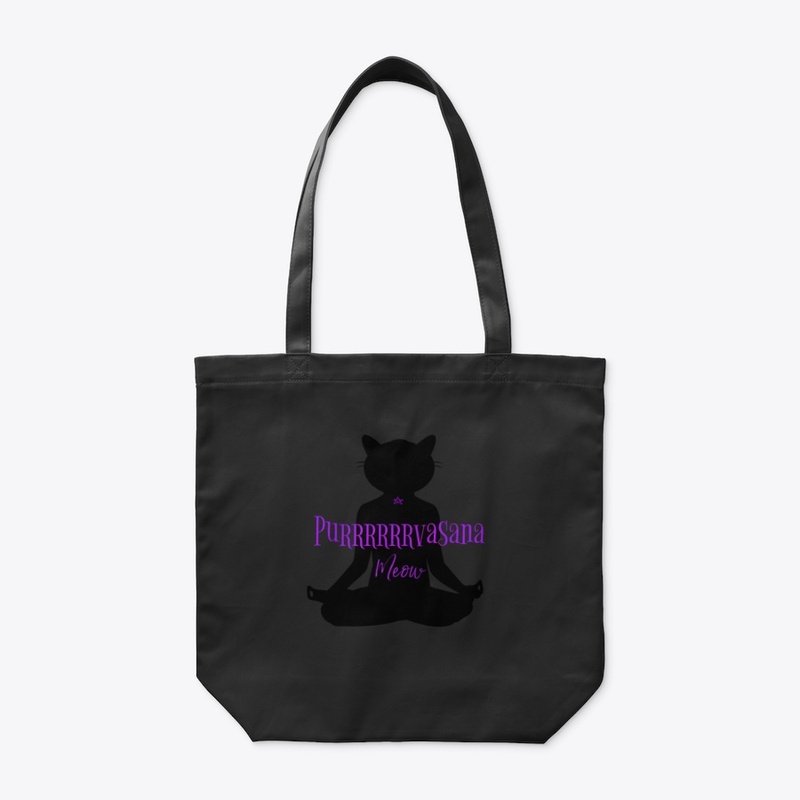 Purrrrrvasana Yoga Cat