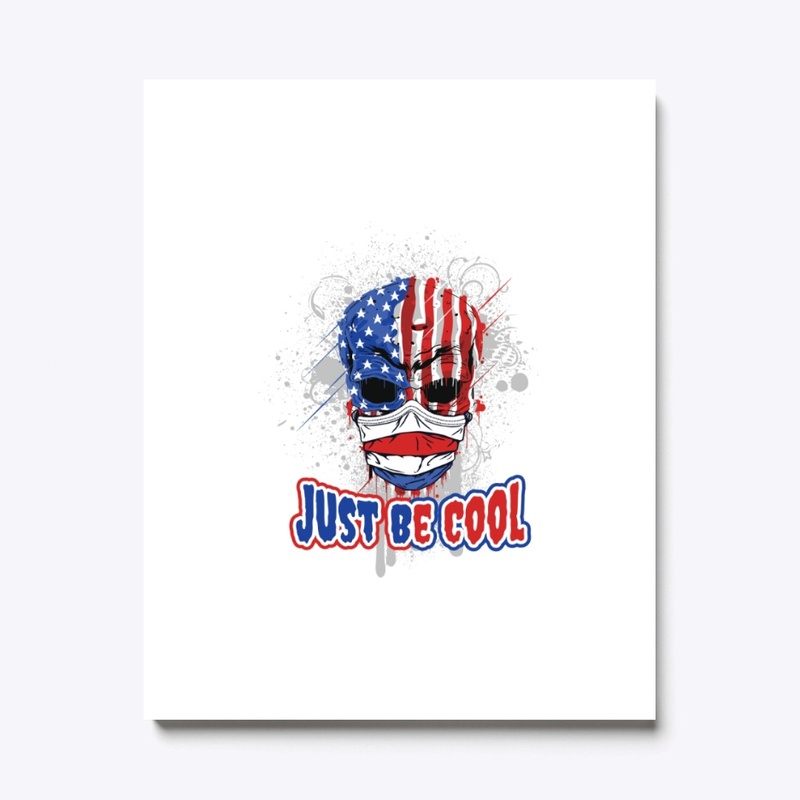 just be cool america skull