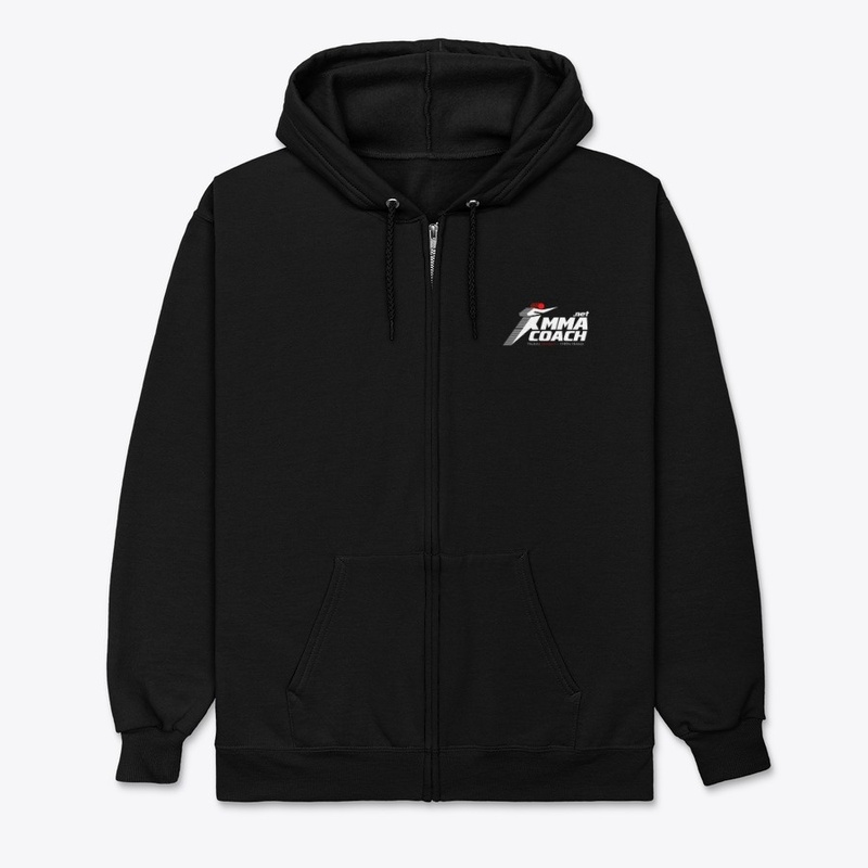 MMACoach.net black T-shirt and hoodie