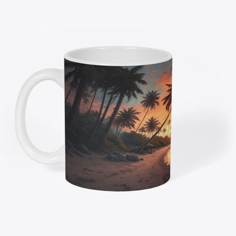 Tropical Paradise Sunset