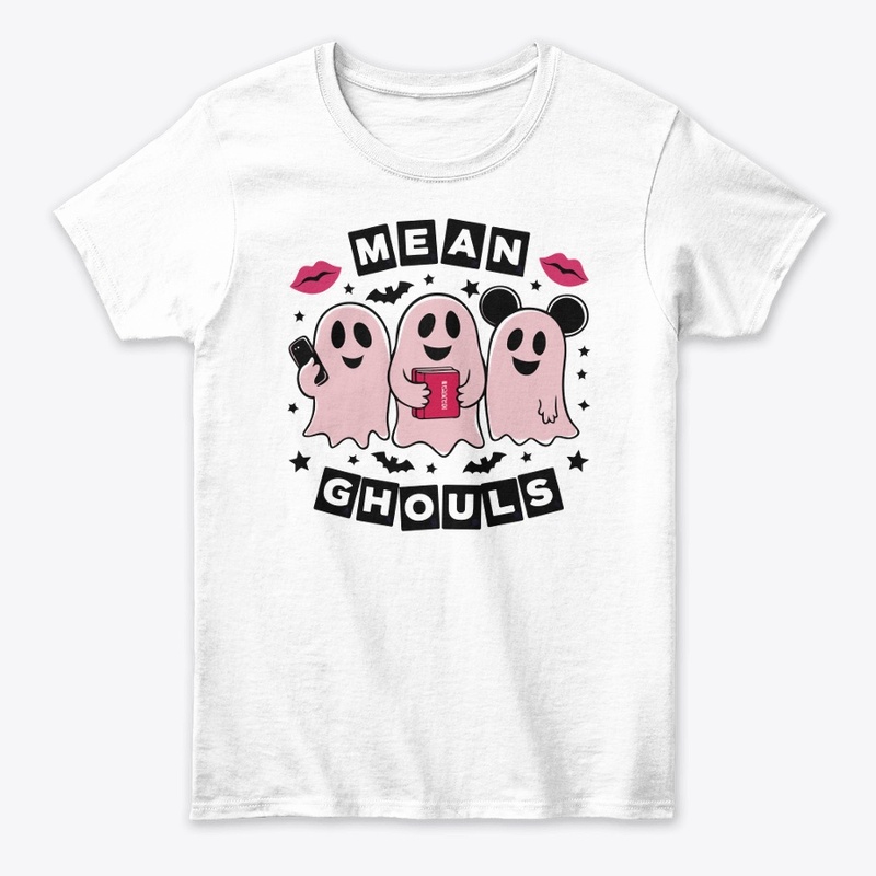 Mean Ghouls Cute Pink Ghost