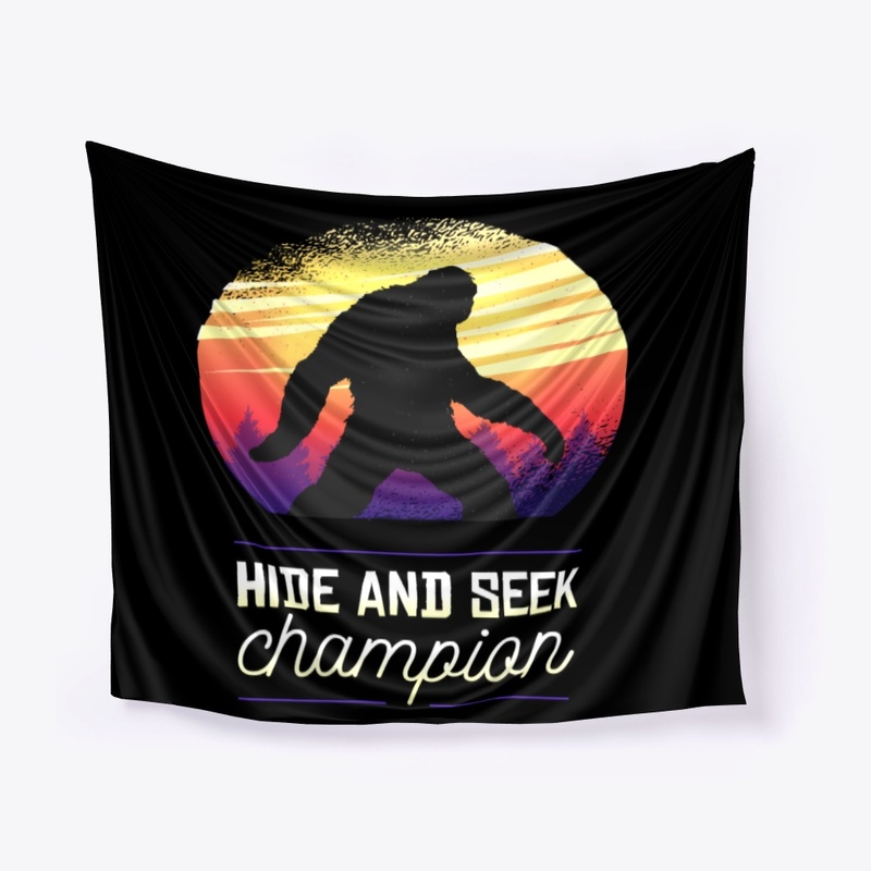Hide And Seek Champion Cool Bigfoot Gift
