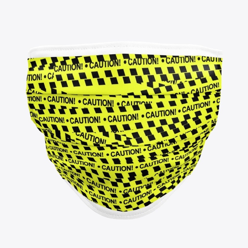 Caution Warning Neck Gaiter
