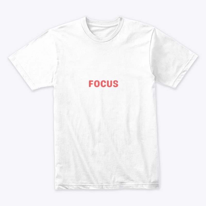 Focus word for t shirt design