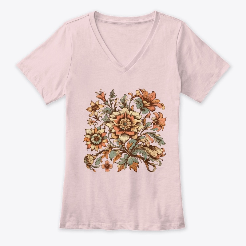 Vintage Floral Women's T-Shirt