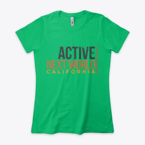 New T Shirt, Women T Shirt, Mug  Design Kelly Green  T-Shirt Front