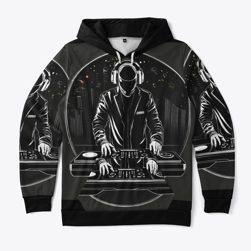  "DJ Poster Hoodie"