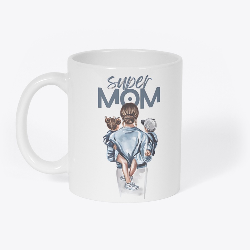 Super Mom Design T-Shirt