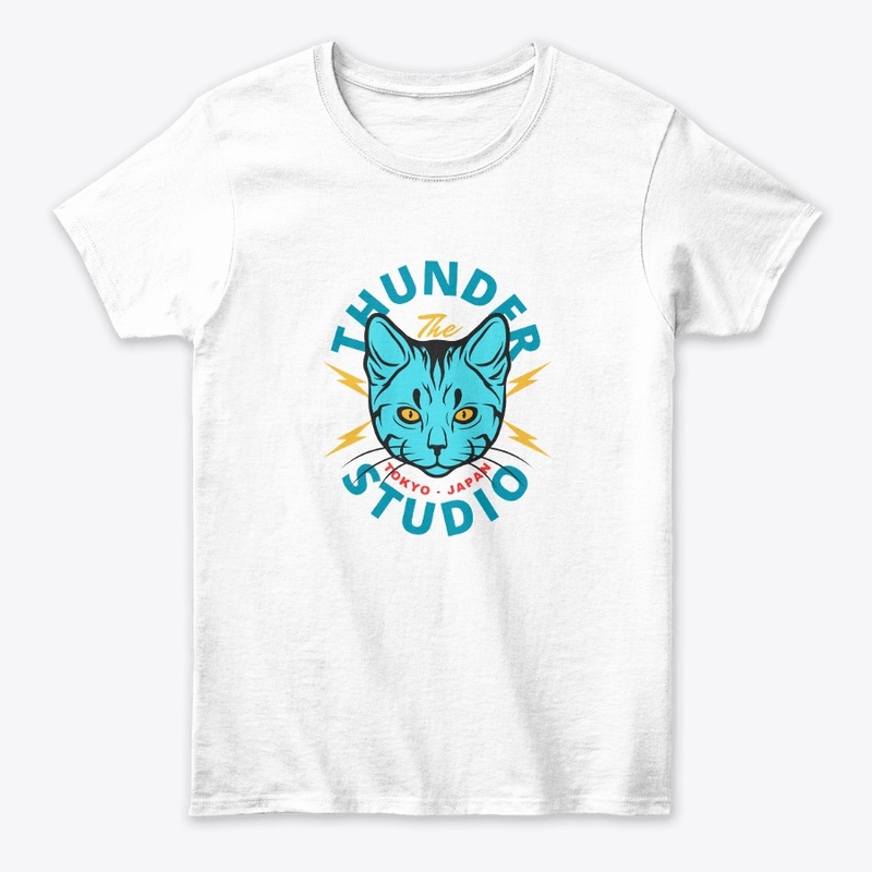 Thunder Cat Typography T Shirt 