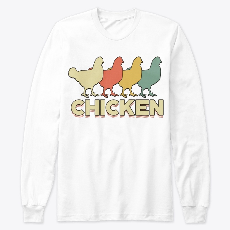 Retro Silhouette Vintage Chicken Lover