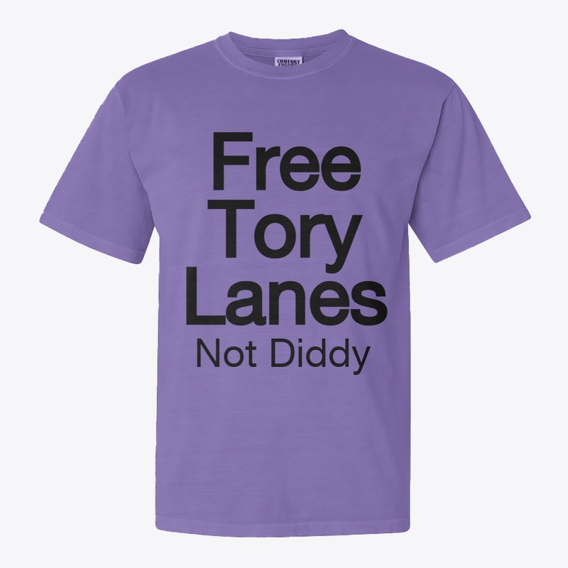 Free Tory Lanes Not Diddy T-Shirt