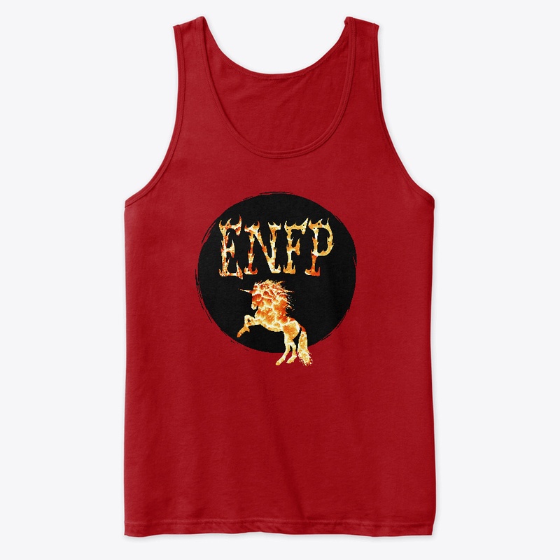 ENFP Fire Unicorn Calligraphy Design