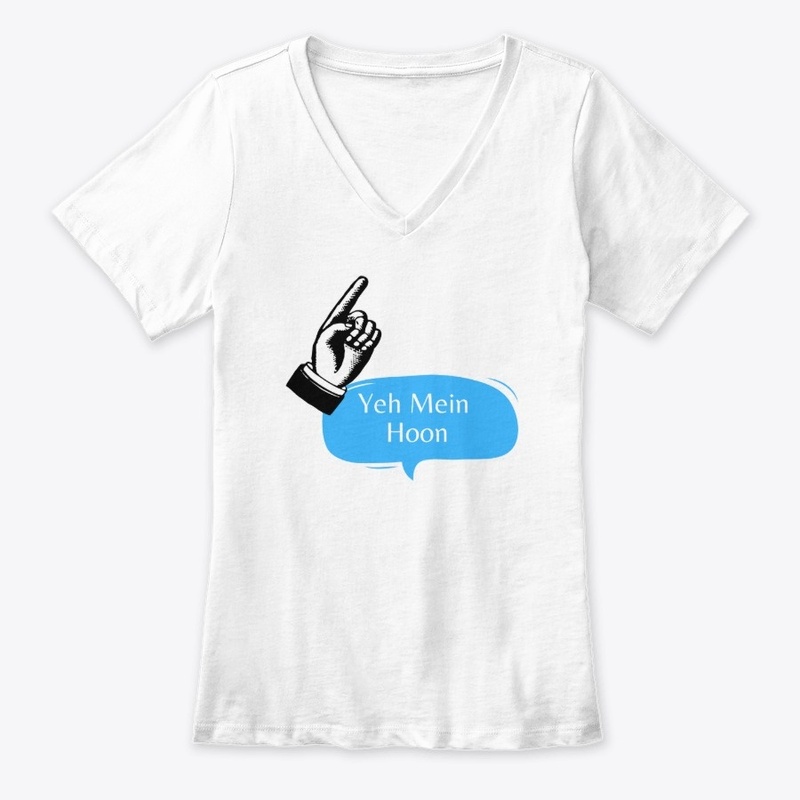 White Uni-Sex T-Shirts "Yeh Mein Hoon"