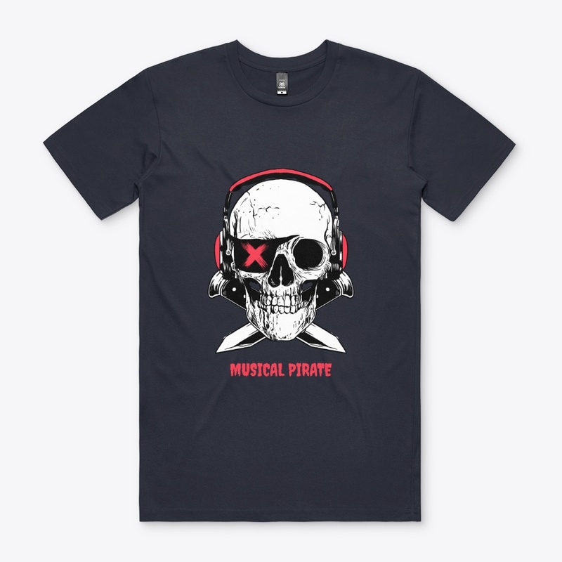 Musical Pirate T Shirt and Accessories