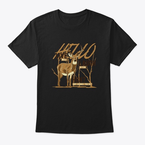 Wild And Free Hunter Outfit Design 2 U2et Black T-Shirt Front