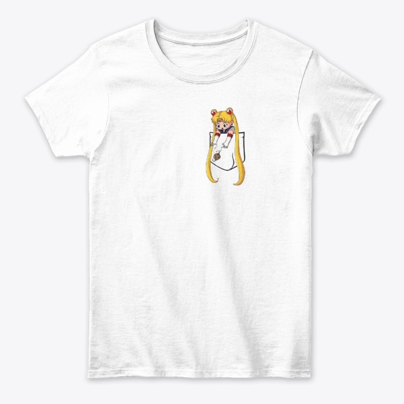 Girl into pocket 