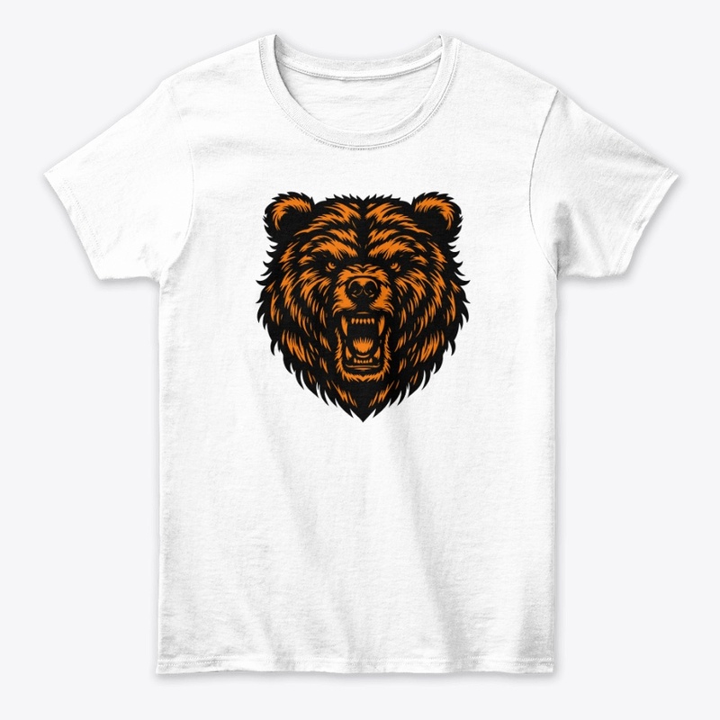 Untamed Bear Head Graphic