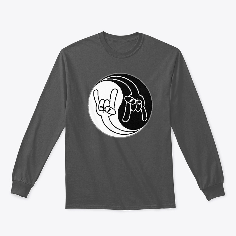 Heavy Metal Devil Horns Yin Yang