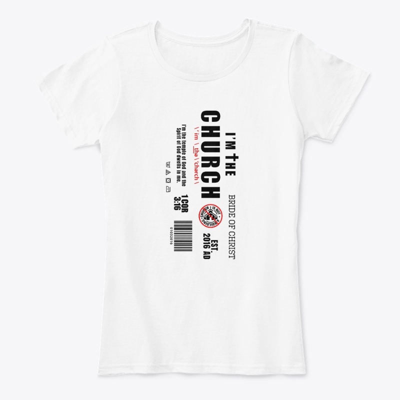 I'm The Church - White & Grey