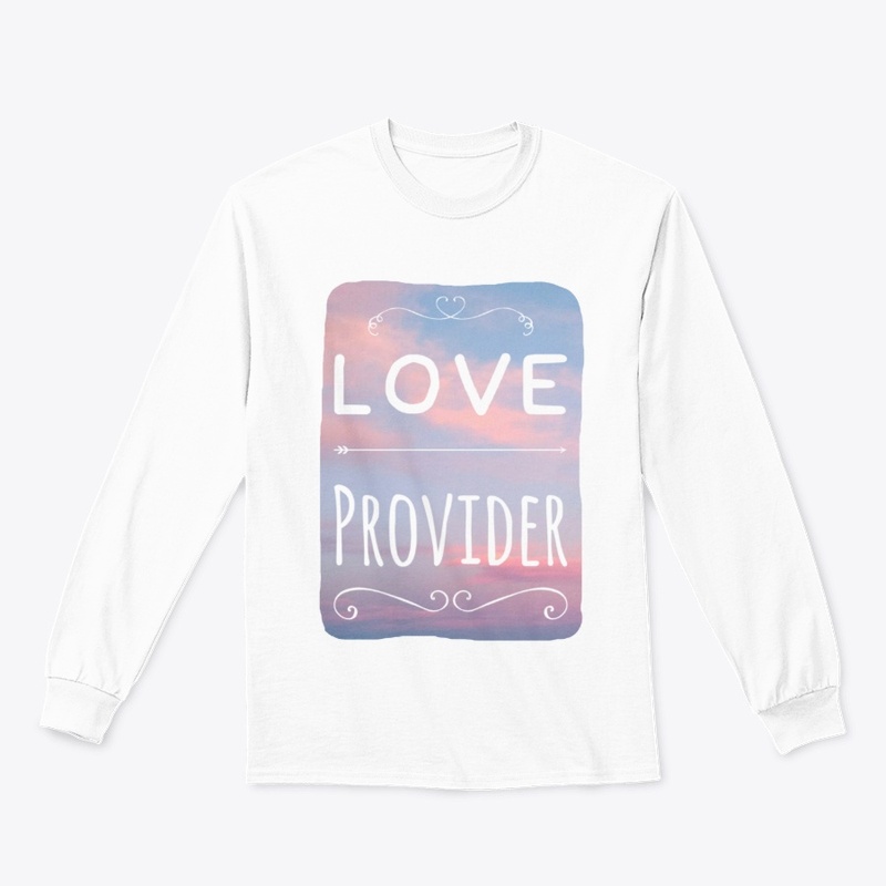 Love Provider on Sky Background