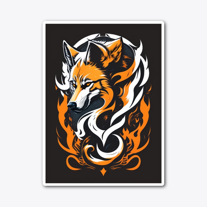 "Fox in a Spring T-Shirt" Clever