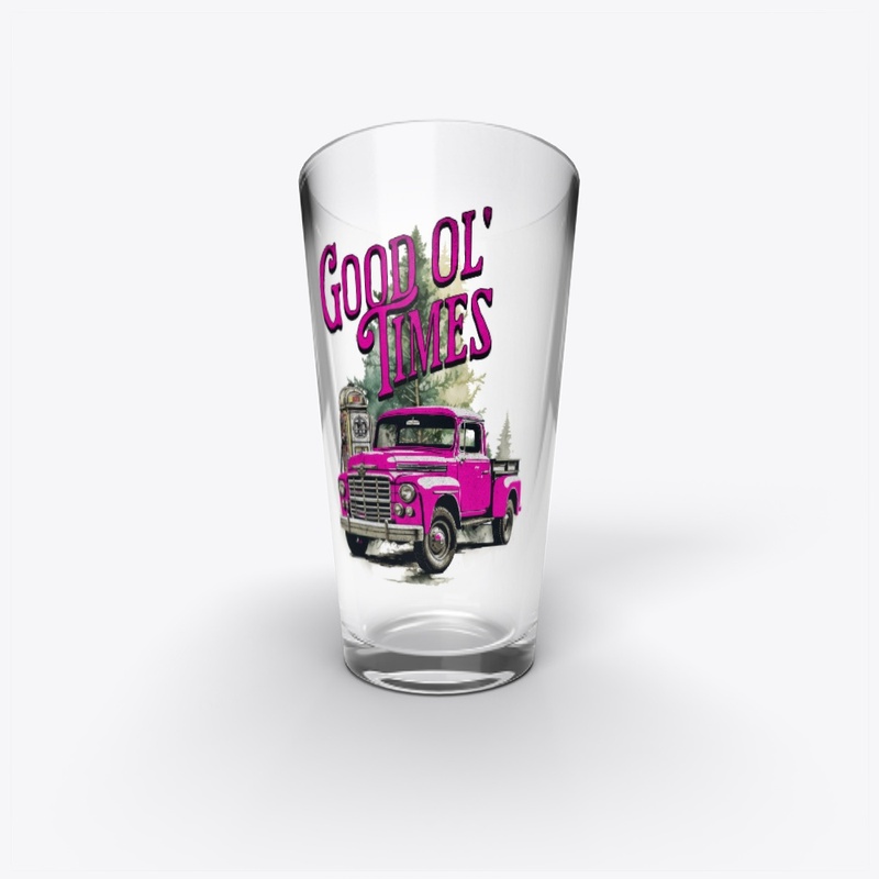 Good Ol' Times Pink truck