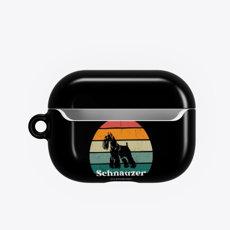 Retro Schnauzer 2.0 Airpods Case