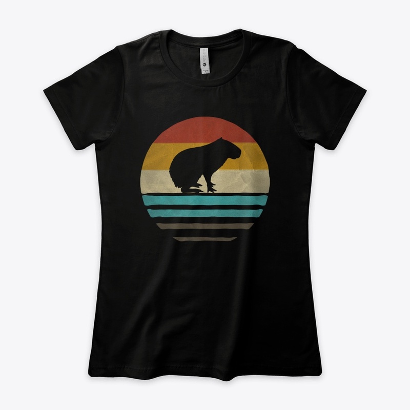 Vintage Capybara Lover Gift