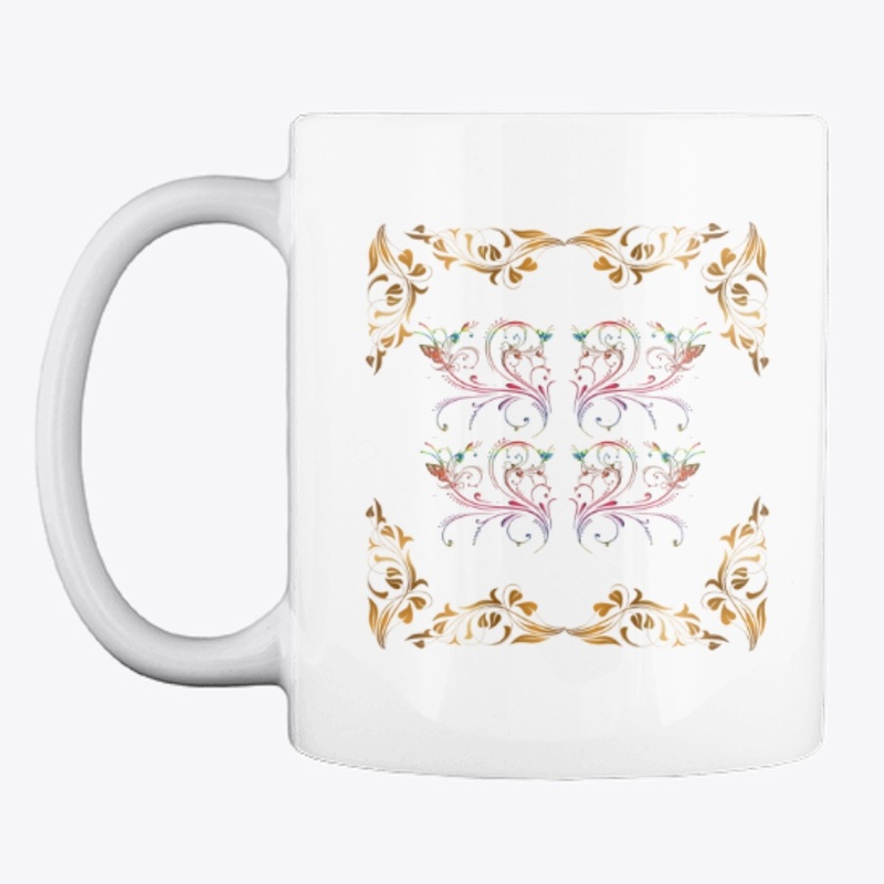 Mug with ornaments