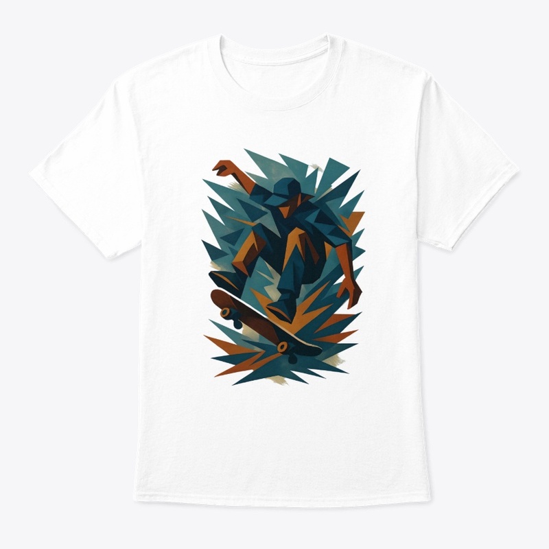 Abstract Skater Art Tee