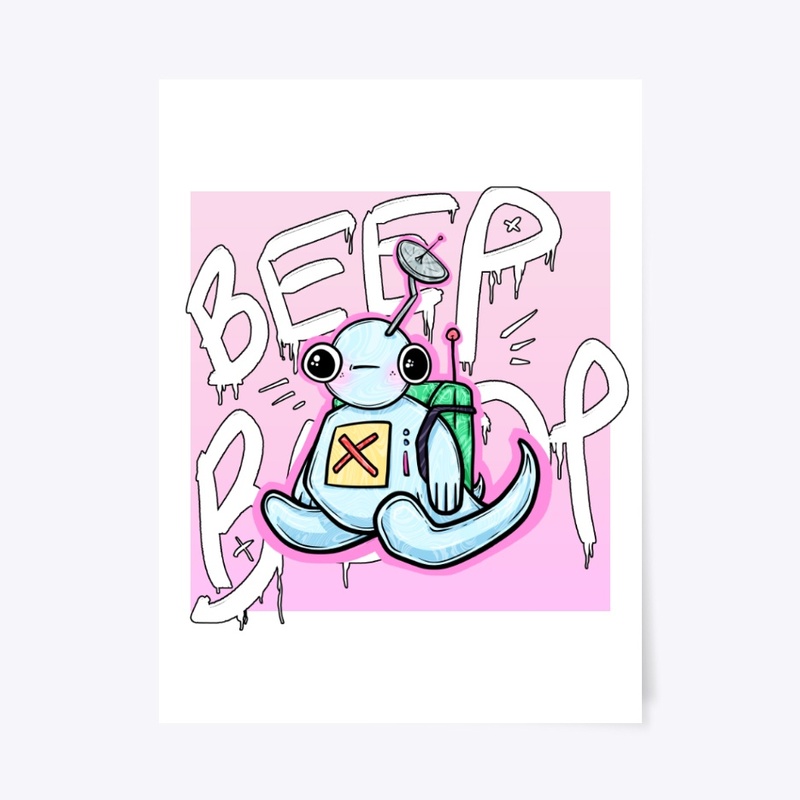 Beep Boop Cute Robot