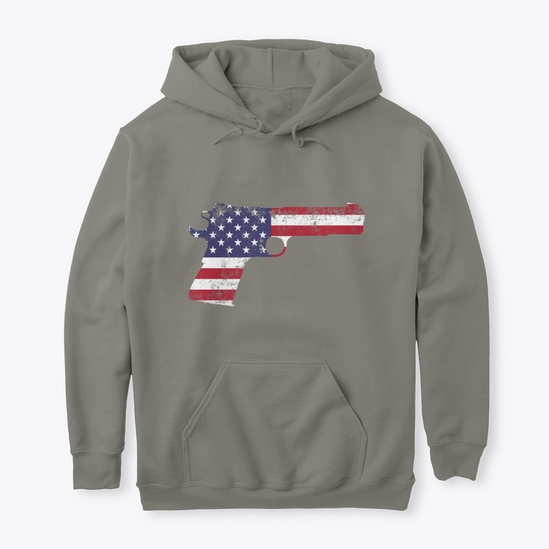 Patriotic American Flag 1911 Pistol Hood