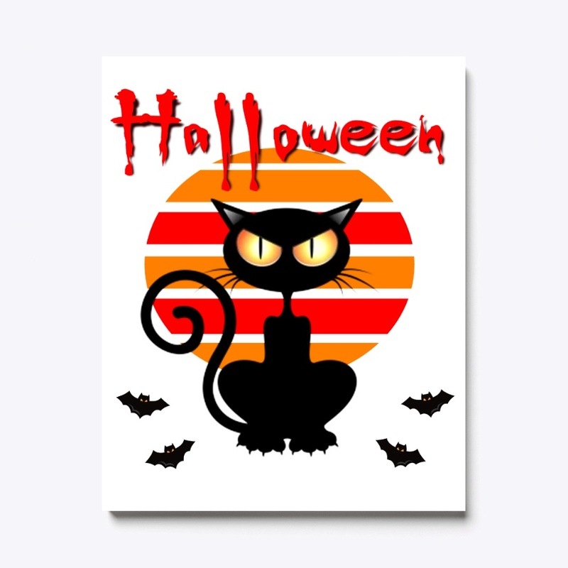 Happy Halloween - Black cat