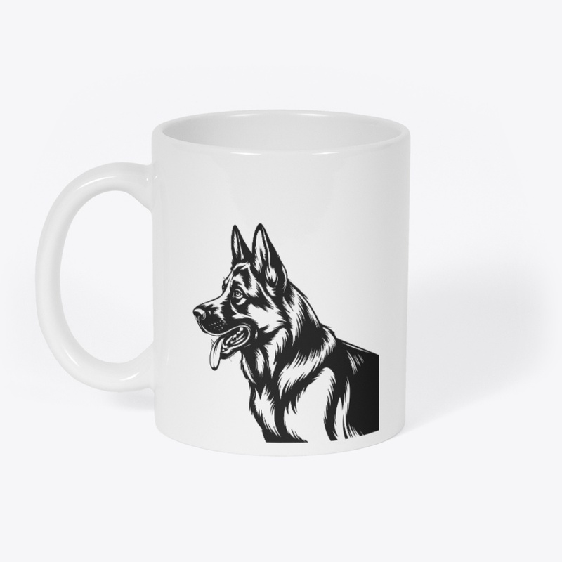 Bold German Shepherd Dog