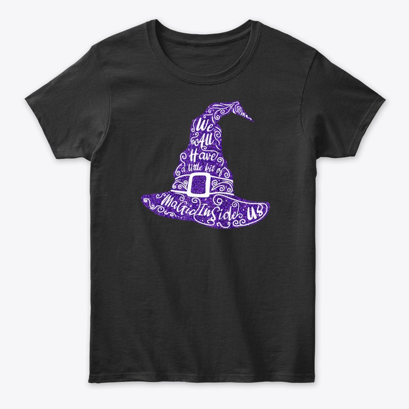 Glitter Purple Witch Magic Hat Halloween