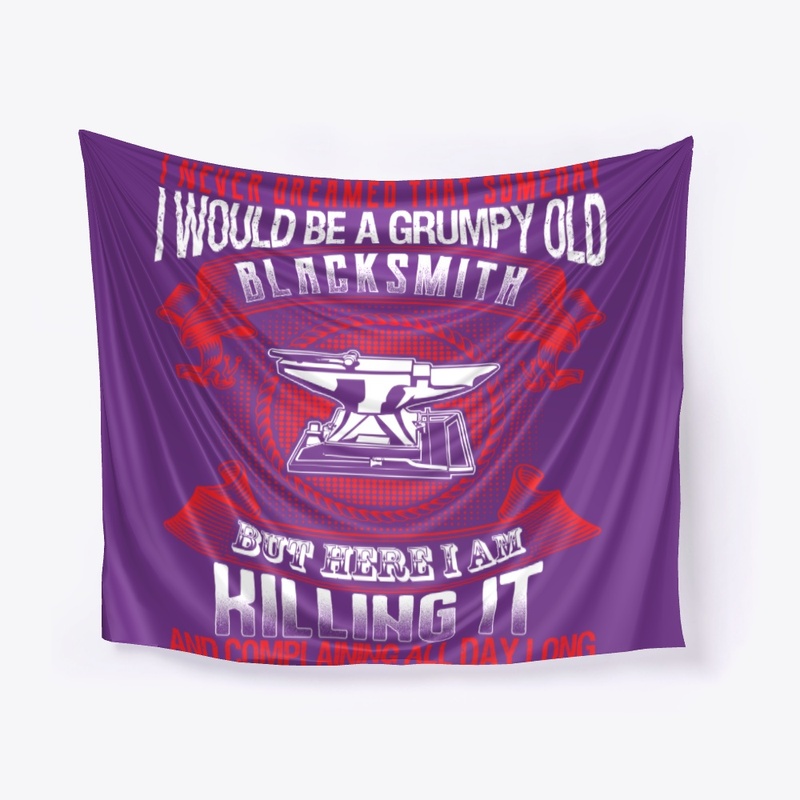 Vintage Design Grumpy Old Blacksmith