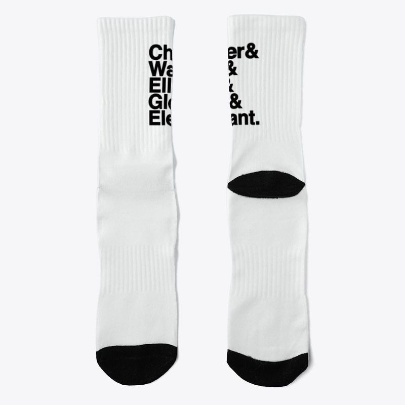 Roles on White Socks