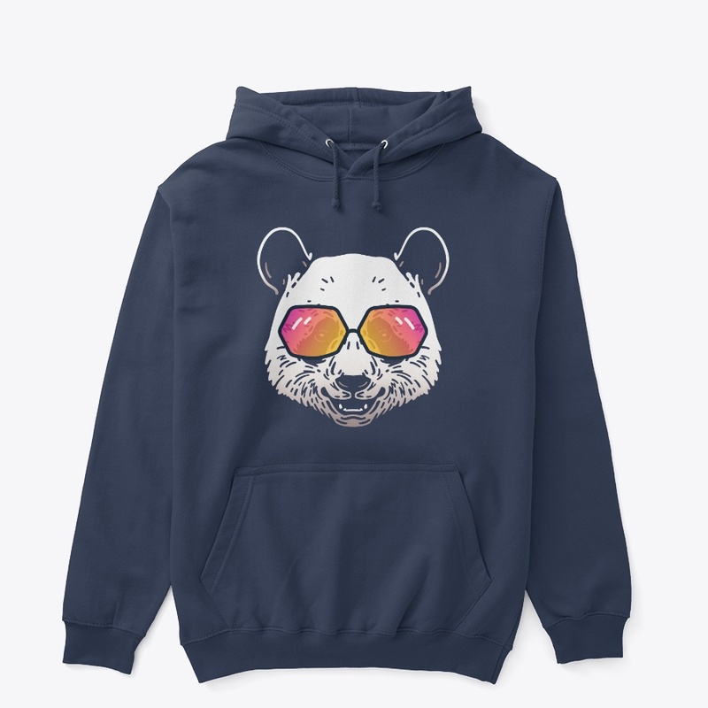 Cute Panda in Sunglasses (Colored+sg02)