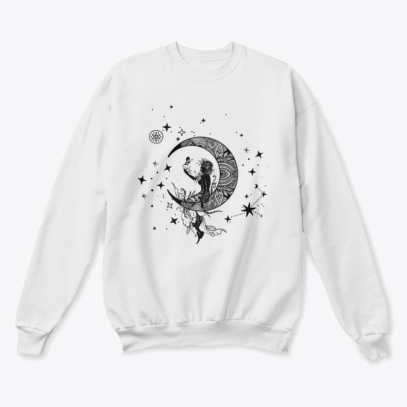 Mermaid on the moon