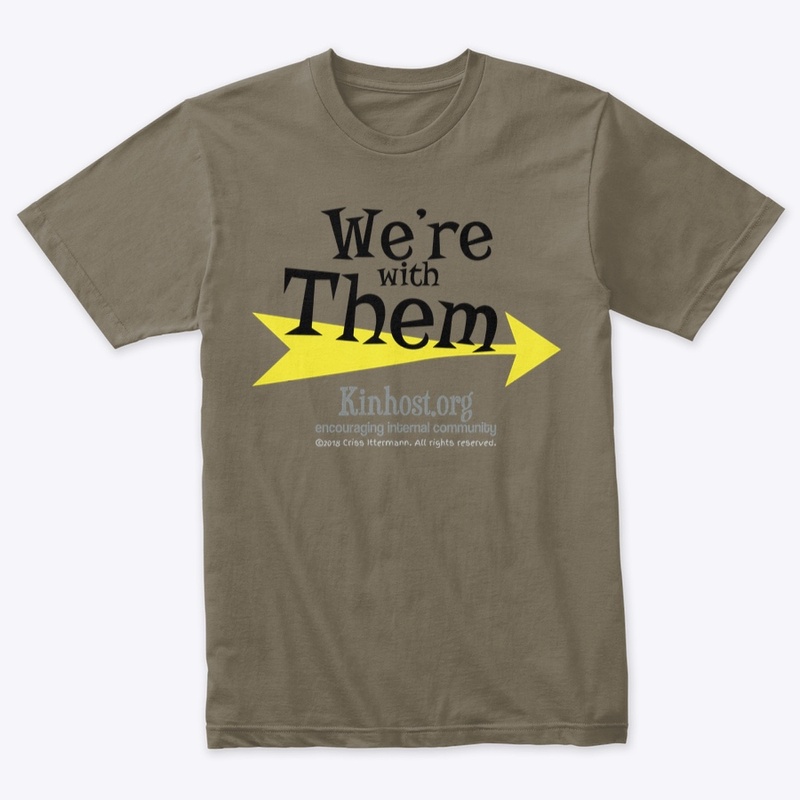 We're with Them DID Couples tee
